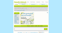 Desktop Screenshot of needunblock.com